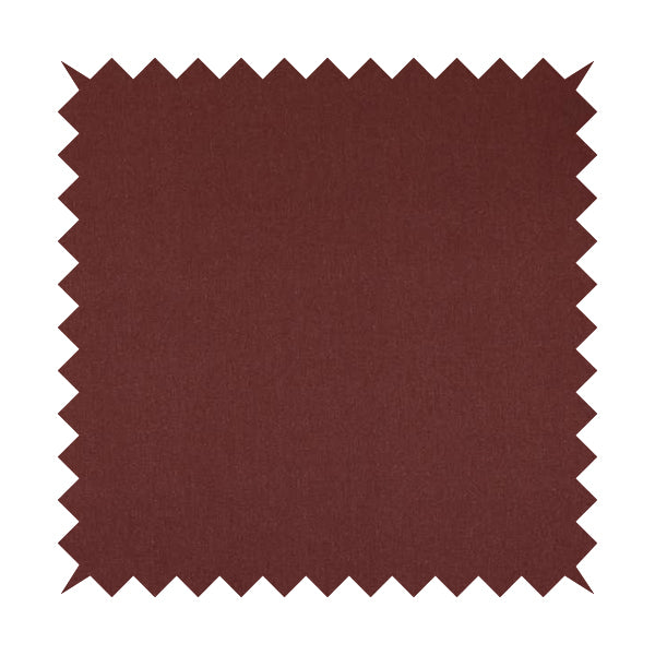 Wiltshire Plain Poly Cotton Flat Weave Upholstery Curtains Fabric In Wine Red Colour - Handmade Cushions