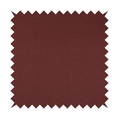 Wiltshire Plain Poly Cotton Flat Weave Upholstery Curtains Fabric In Wine Red Colour - Handmade Cushions