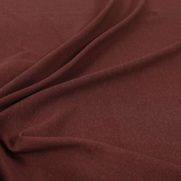 Wiltshire Plain Poly Cotton Flat Weave Upholstery Curtains Fabric In Wine Red Colour - Roman Blinds