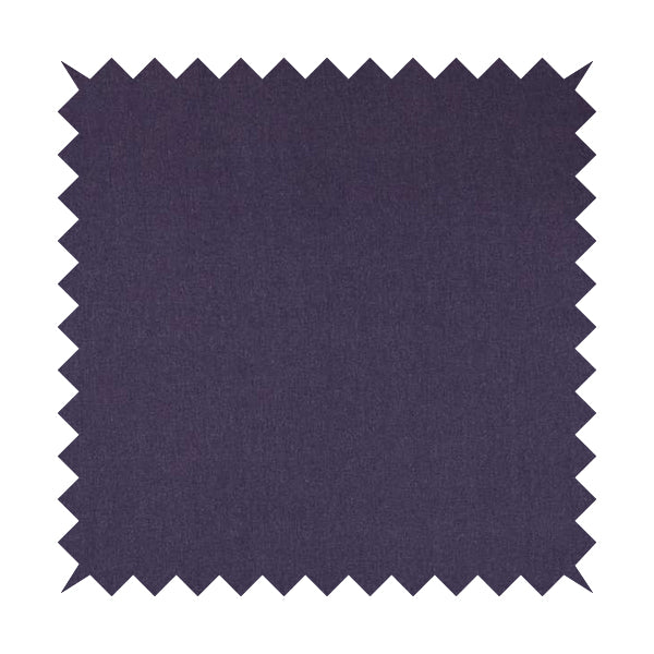 Wiltshire Plain Poly Cotton Flat Weave Upholstery Curtains Fabric In Purple Colour - Roman Blinds