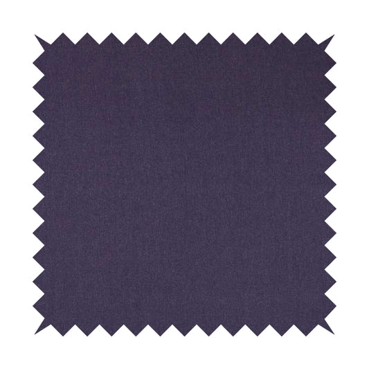 Wiltshire Plain Poly Cotton Flat Weave Upholstery Curtains Fabric In Purple Colour