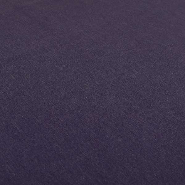 Wiltshire Plain Poly Cotton Flat Weave Upholstery Curtains Fabric In Purple Colour - Roman Blinds