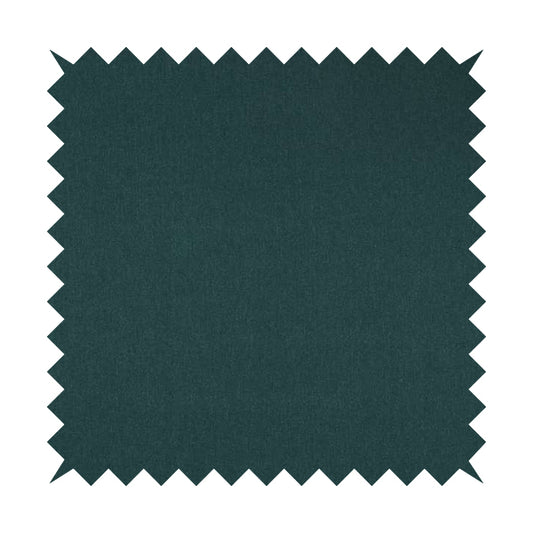 Wiltshire Plain Poly Cotton Flat Weave Upholstery Curtains Fabric In Prussian Blue Colour