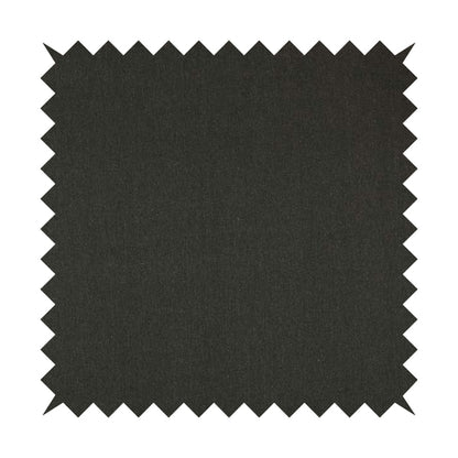 Wiltshire Plain Poly Cotton Flat Weave Upholstery Curtains Fabric In Black Colour - Roman Blinds