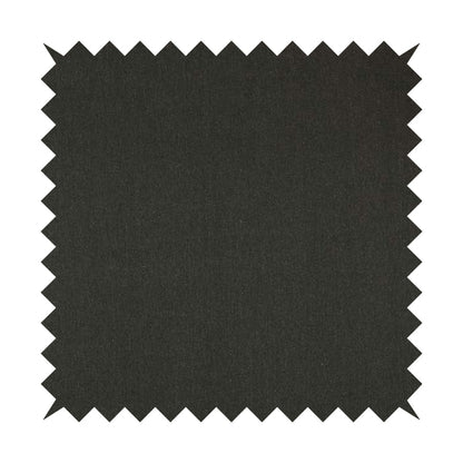 Wiltshire Plain Poly Cotton Flat Weave Upholstery Curtains Fabric In Black Colour - Made To Measure Curtains