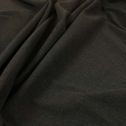 Wiltshire Plain Poly Cotton Flat Weave Upholstery Curtains Fabric In Black Colour - Handmade Cushions