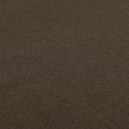 Wiltshire Plain Poly Cotton Flat Weave Upholstery Curtains Fabric In Brown Colour - Roman Blinds