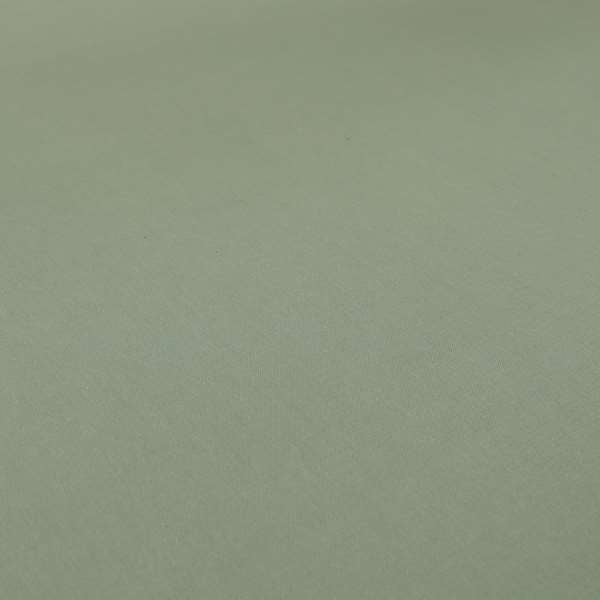 Wiltshire Plain Poly Cotton Flat Weave Upholstery Curtains Fabric In Light Sage Green Colour