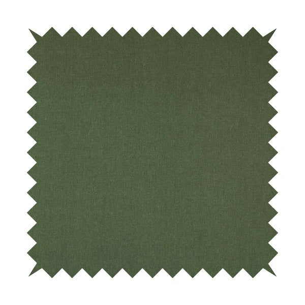 Wiltshire Plain Poly Cotton Flat Weave Upholstery Curtains Fabric In Forest Green Colour - Roman Blinds