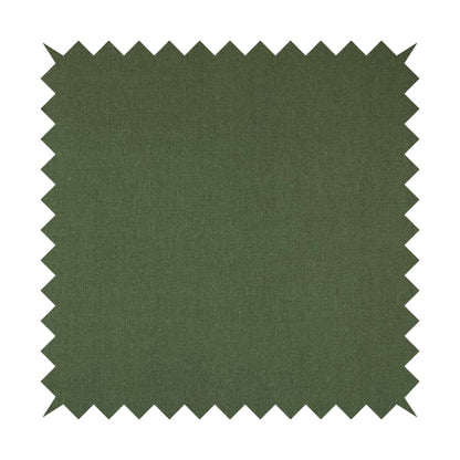 Wiltshire Plain Poly Cotton Flat Weave Upholstery Curtains Fabric In Forest Green Colour - Roman Blinds