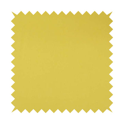 Wiltshire Plain Poly Cotton Flat Weave Upholstery Curtains Fabric In Yellow Colour - Roman Blinds