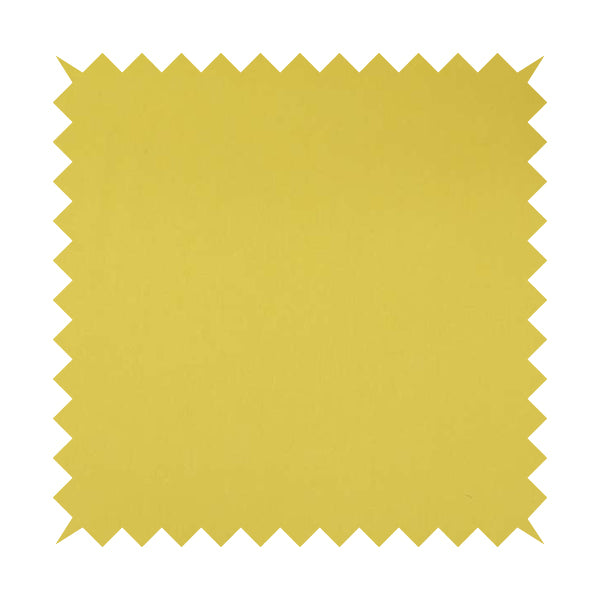 Wiltshire Plain Poly Cotton Flat Weave Upholstery Curtains Fabric In Yellow Colour - Made To Measure Curtains