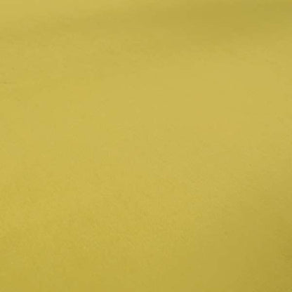 Wiltshire Plain Poly Cotton Flat Weave Upholstery Curtains Fabric In Yellow Colour - Roman Blinds