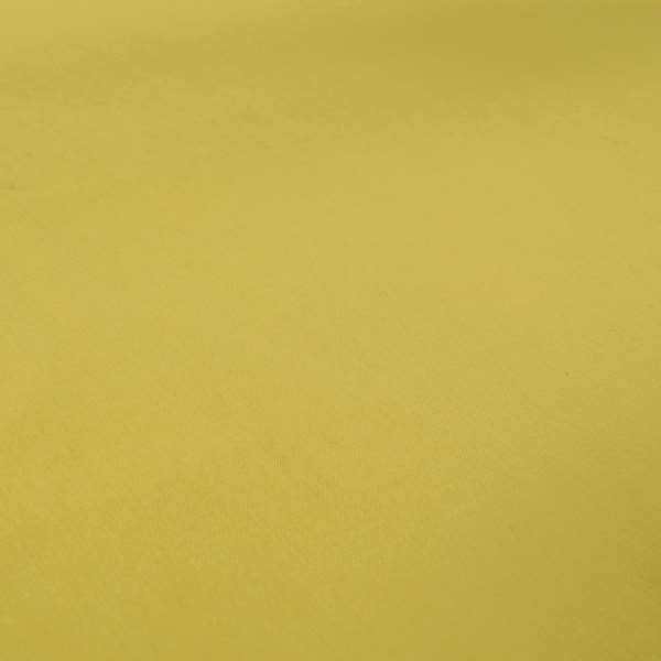 Wiltshire Plain Poly Cotton Flat Weave Upholstery Curtains Fabric In Yellow Colour - Handmade Cushions