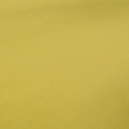 Wiltshire Plain Poly Cotton Flat Weave Upholstery Curtains Fabric In Yellow Colour - Handmade Cushions