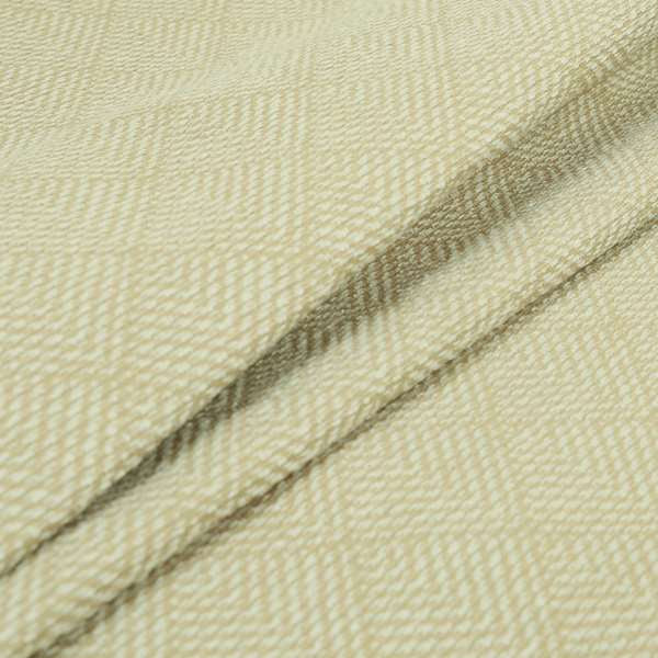 Woodland Semi Plain Chenille Textured Durable Upholstery Fabric In Cream - Handmade Cushions