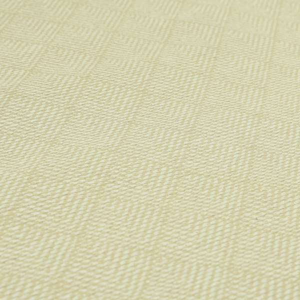 Woodland Semi Plain Chenille Textured Durable Upholstery Fabric In Cream - Handmade Cushions