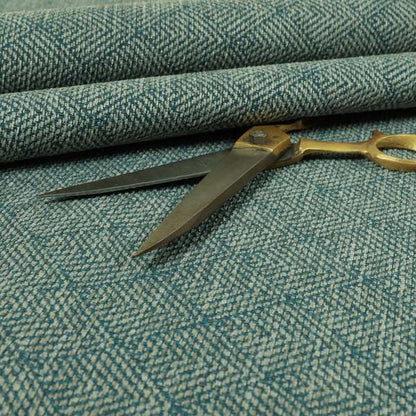 Woodland Semi Plain Chenille Textured Durable Upholstery Fabric In Navy Blue - Handmade Cushions