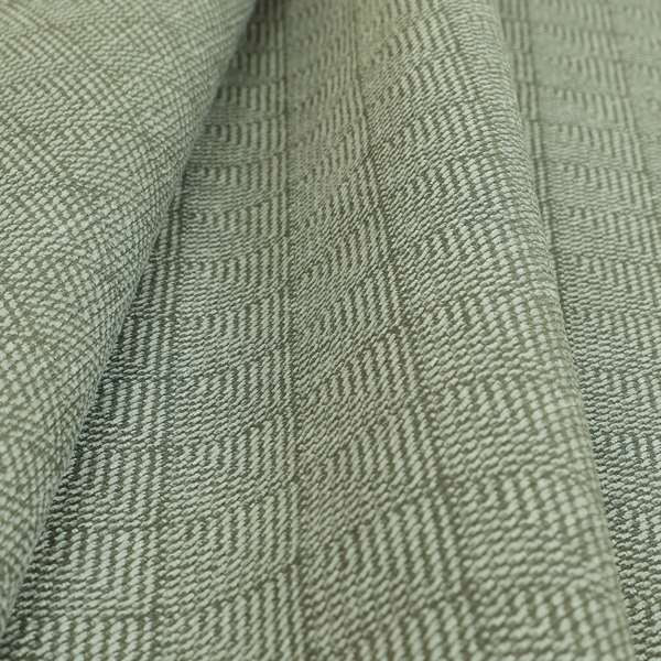 Woodland Semi Plain Chenille Textured Durable Upholstery Fabric In Silver - Roman Blinds