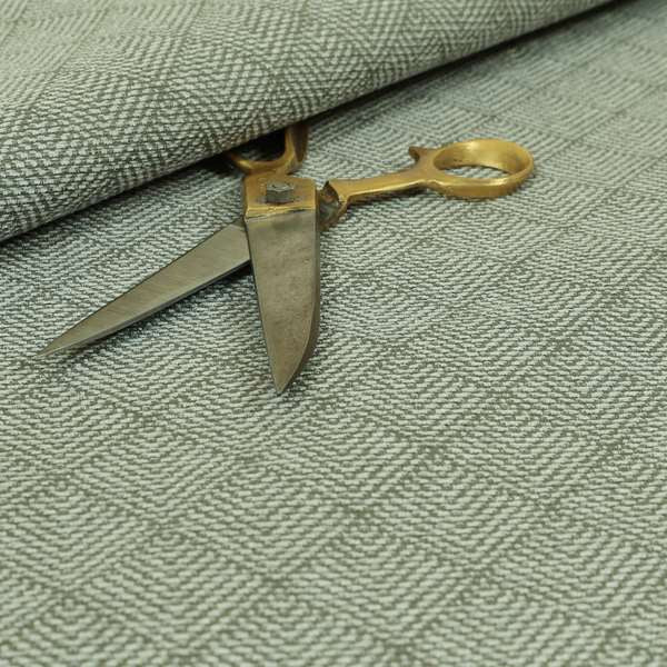 Woodland Semi Plain Chenille Textured Durable Upholstery Fabric In Silver - Roman Blinds