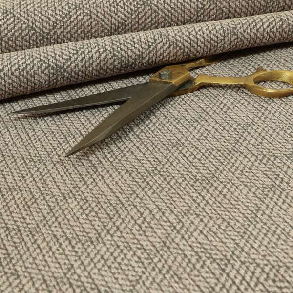 Woodland Semi Plain Chenille Textured Durable Upholstery Fabric In Pink