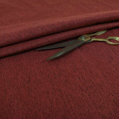 Yolando Textured Fabric Red Burgundy Colour Upholstery Furnishing Fabric - Roman Blinds