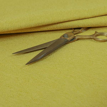 Yolando Textured Fabric Yellow Colour Upholstery Furnishing Fabric - Roman Blinds