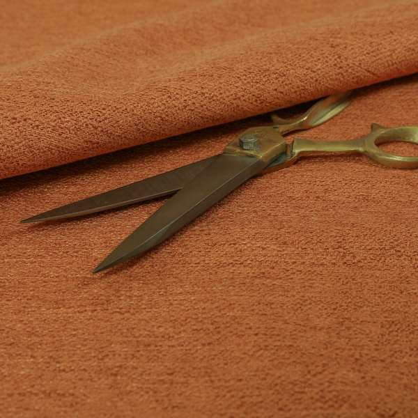 Yolando Textured Fabric Orange Colour Upholstery Furnishing Fabric