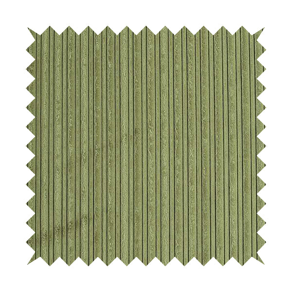 York High Low Corduroy Fabric In Lime Green Colour - Made To Measure Curtains