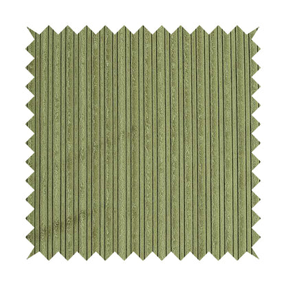 York High Low Corduroy Fabric In Lime Green Colour - Handmade Cushions