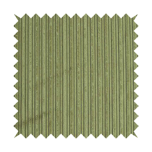 York High Low Corduroy Fabric In Lime Green Colour