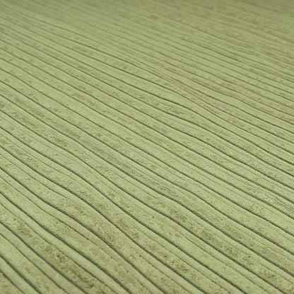 York High Low Corduroy Fabric In Lime Green Colour - Roman Blinds