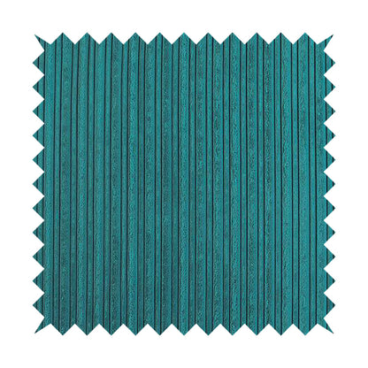 York High Low Corduroy Fabric In Teal Blue Colour