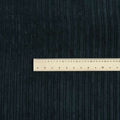 York High Low Corduroy Fabric In Navy Blue Colour - Made To Measure Curtains