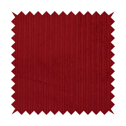 York High Low Corduroy Fabric In Red Colour - Made To Measure Curtains