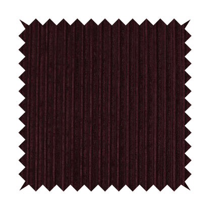York High Low Corduroy Fabric In Aubergine Colour - Roman Blinds