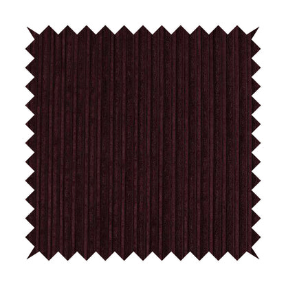 York High Low Corduroy Fabric In Aubergine Colour - Made To Measure Curtains