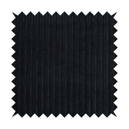 York High Low Corduroy Fabric In Black Colour - Handmade Cushions