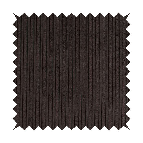 York High Low Corduroy Fabric In Chocolate Brown Colour - Roman Blinds