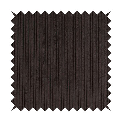 York High Low Corduroy Fabric In Chocolate Brown Colour - Roman Blinds