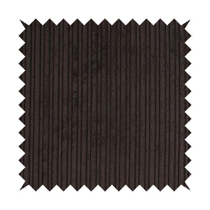 York High Low Corduroy Fabric In Chocolate Brown Colour - Handmade Cushions