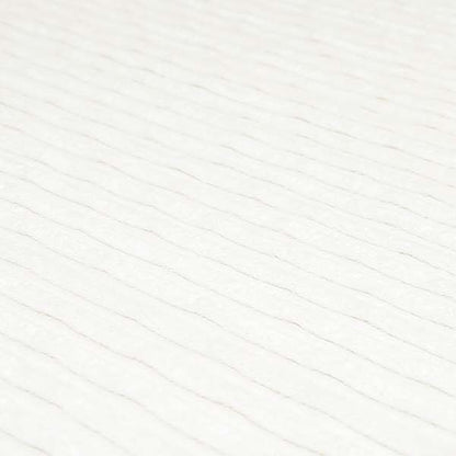 York High Low Corduroy Fabric In White Cream Colour - Roman Blinds