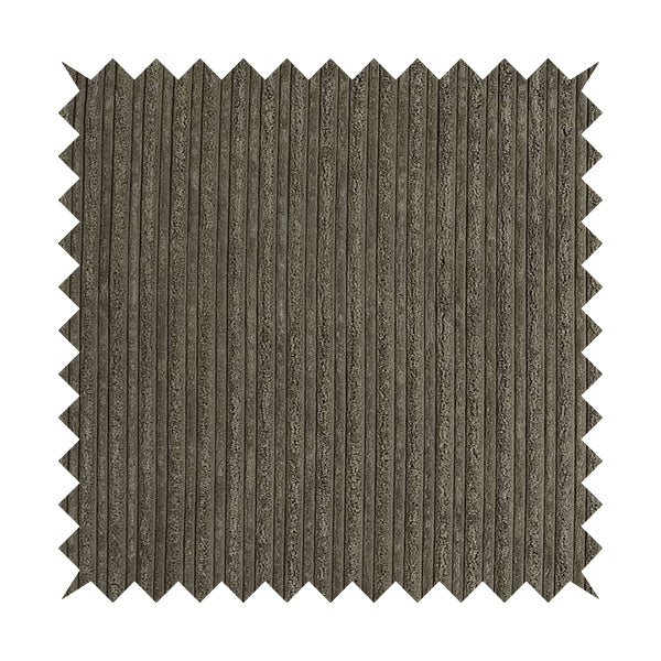 York High Low Corduroy Fabric In Slate Grey Colour - Made To Measure Curtains