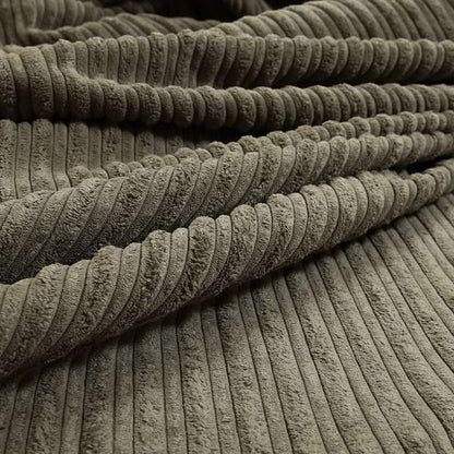 York High Low Corduroy Fabric In Slate Grey Colour - Handmade Cushions