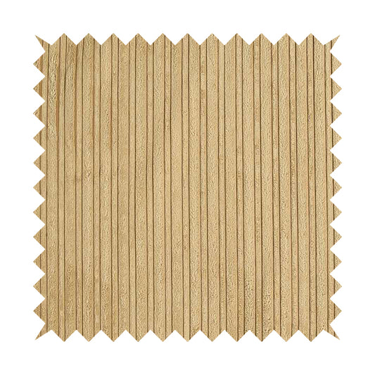 York High Low Corduroy Fabric In Beige Sand Colour
