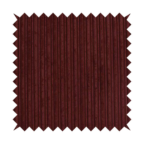 York High Low Corduroy Fabric In Terracotta Wine Colour - Roman Blinds