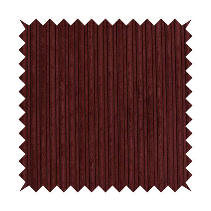 York High Low Corduroy Fabric In Terracotta Wine Colour - Handmade Cushions