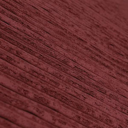 York High Low Corduroy Fabric In Terracotta Wine Colour - Roman Blinds