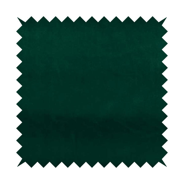 Zouk Plain Durable Velvet Brushed Cotton Effect Upholstery Fabric Forest Green Colour - Roman Blinds