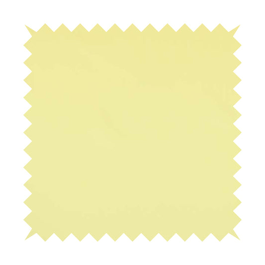 Zouk Plain Durable Velvet Brushed Cotton Effect Upholstery Fabric Daffodil Yellow Colour